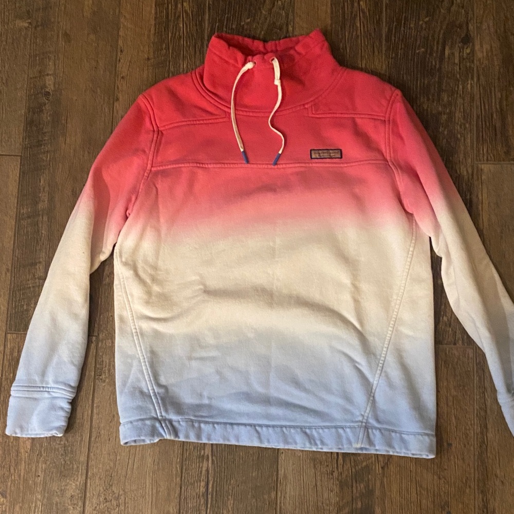 Vineyard Vines Dip-Dye Americana Surf Shep Shirt pullover-small